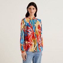 베네통 Native pattern blouse_5EZDDQ00O70V5EZDDQ00O70V