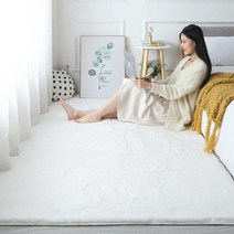 사각러그 푹신한 거실카페트 안방 장모 침대 북유럽스타일 러그