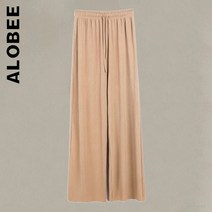 여성통바지 부츠컷 여자겨울 바지 기모 슬랙스 여성와이드팬츠 A 새로운 여성 바지 바지 와이드 레그 하이 웨이스트 여성용 헐렁한 바지 우아한 운동복 긴 유행 여성