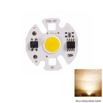 LED COB 램프 칩 전구 Y32 AC220V 110V 12W 10W 7W 5W 3W 실제 전원 입력 IP65 실외 투광 조명 화이트, 02 웜 화이트_02 220V_05 10 와트