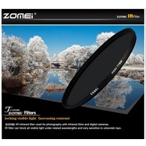 카메라 렌즈 고품질 680 720 760 850 950 적외선 필터 캐논 니콘 소니, 720nm, 62mm