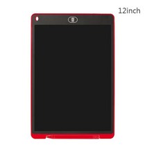 그림그리기패드 전자 칠판 스케치북 스마트 노트 패드 메모 보드, 12inch Red