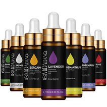 [티트리오일] 퓨어 플랜트 가습기 에센셜 오일 10ml 민트 라벤더 티 트리 로즈 바닐라 샌달우드 재스민 네이처, [01] 10ml, [30] Star anise, 01 10ml_30 Star anise