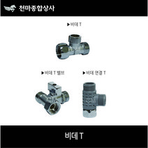 비데T 티밸브 연결T 비데 T밸브 수도연결 관붙이앵글밸브 수도아답타, 1. 비데 T