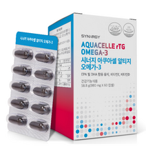 시너지 아쿠아셀 알티지 오메가-3, 1개, 단품