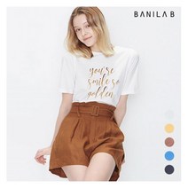 [바닐라비] 여성 프린트 자수 티셔츠