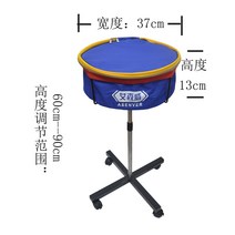 탁구공정리함 탁구공 바구니 보관함 스탠드형 탁구장 연습, 벨트 커버 원형 멀티볼 프레임