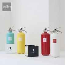 대동소방 디자인 간편한 소화기 1kg / 2kg 받침대 스텐거치대 - 차량용 자동차 가정용 캠핑용 사무실용 업소용 휴대용 ABC 분말 미니 소화기, 블랙받침대 1kg