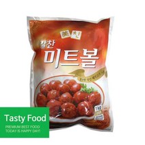 [에이치플러스몰] (냉동)산과들 알찬미트볼1kgX10개, 1