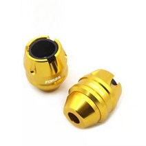 오토바이 전륜 차축 포크 충돌 슬라이더 떨어지는 수호자 혼다 Forza750 250 2018-2021 22, 02 Forza logo Gold