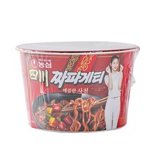 출출할때 농심 사천짜파게티큰사발 115g 컵라면 용기면 사무실 회사 학생 학원 학생 직장 간식 간편식, 단품