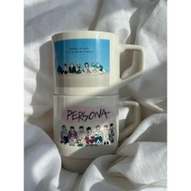 [자체제작] 드로잉 BTS 머그컵 스택머그 아이돌굿즈 방탄소년단, 3개(개당), 윈터패키지, 1개