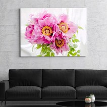 부케 모란 No2 생동감 넘치는 모란 꽃 액자 10호, 직사각형(53x41cm)/프레임액자(