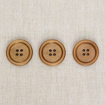원단킹 58-283 오르페 프레리단추 25mm_브라운 (7305823) 단추