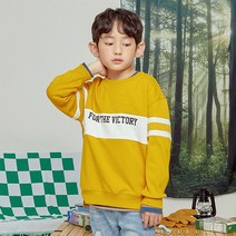 인디고키즈 겨울 @@ 화이트 블록 포인트 맨투맨 IKMA22W03 (안양점)