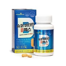 슈퍼 비타민 B맥스 4병(8개월분), 상세 설명 참조, 단일옵션
