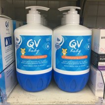 Ego QV Baby Cream 이고 큐브이 베이비 모이스처라이징 크림 500gx2팩, 1개
