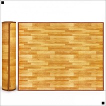 라운딩처리 판촉 노인방 베란다 보온장판100x200cm 원룸매트100x200cm, 보온매트 고급우드 100x200cm