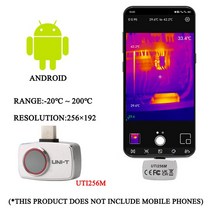 스마트폰열화상카메라 UNI-T UTi260M UTi256M 안드로이드 스마트 폰 열 화상 카메라 모듈 256x192 해상도/보드/모터/파이프, [01] UTi256M