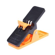 골프장 카트 1pc 플라스틱 골프 시가 홀더 클램프 골프 카트 클립 골퍼 골프 트레이너 홀더 이동식 골프 클립, 01 Orange