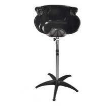 미용실 샴푸대 이동식 방문 용양 이발소 헤어샵 가정용, 공식 표준, 블랙