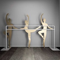 발레 바 개인용 요가 무용 필라테스 스트레칭봉 탄츠, 상세 페이지 참고, 백색 겹켜 300x60x100