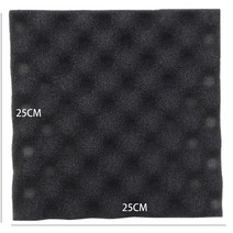 흡음패널 흡음보드12 개/대 스튜디오 어쿠스틱 폼 패널 방음 25x25cm 적합 녹음 제어실 보컬 부스, 01 Black