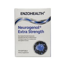 엔조헬스 뉴로제놀 액스트라 스트랭스 70캡슐 rTG오메가3 함유 소나무껍질추출물, x 1개