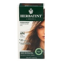 허버틴트 퍼머넌트 허벌 모어 컨디셔닝 래스팅 헤어컬러 젤 135ml, Dark Blonde, 1개