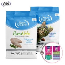 퓨어비타 캣 1kg 2개 그레인프리 전연령 고양이사료 1+1 (치킨1kg+연어1kg / 치킨1kg+1kg / 연어1kg+1kg) 4kg이상 구매시 비타덴탈케어 또는 캣스틱증정, 치킨(23.11)/연어(23.07), 2. 치킨1kg+치킨1kg