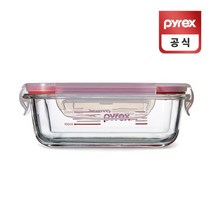 코렐 파이렉스 4면밀폐 계량용기 직사각 370ml
