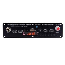 블루투스 앰프 잔향 TF WAV APE 마이크 가라오케 3.7V 20W LED 표시기 미니 지원 FM MP3 디코딩 FLAC USB|Amplifier|, 1개, 단일, 단일