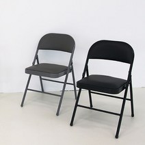 감성 폴딩 사각 의자 폴딩체어 접이식의자 폴딩스툴 인테리어의자, 블랙