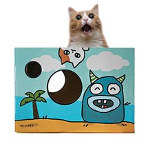 [천삼백케이] [오-앤] p)미스펫 카툰몬스터 스크래쳐 (블루), 단품, 1