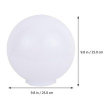 램프 덮개 전등 커버 현대 아크릴 그늘 샹들리에 벽 폴 야외 조명 방진 장식, 03 diameter250mm 95mm