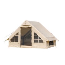 글램핑 감성 텐트 에어텐트 미니멀 감성 텐트, 04-면직물 3X4X2.1미터(지상 빔