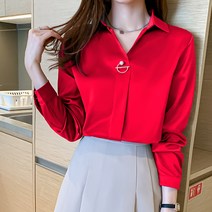 포플러앤씨 피셔 브로치 블라우스