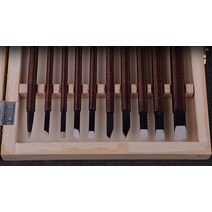 서각 조각칼 너트런너 러너 목공용끌 돌조각 끌 도구 세트 10 pc 칼, 한개옵션0