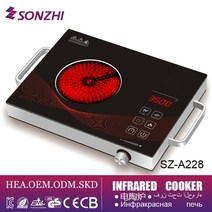 전기레인지 1구 하이라이트 전기 렌지 스마트 세라믹 스토브 인덕션 쿠커 쿡탑 110V220V, 없음, 110V English+UK