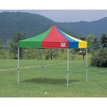 3mx3m 운동회 행사용 체육대회 카라반캐노피 홍캐노피 한국캐노피 원스톱캐노피 천막텐트, 스틸고급, 청백