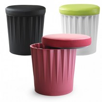 수납의자 옷보관 포차의자 공간활용 이동식 뚜껑의자, 2.수납의자 화이트(그린쿠션)