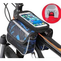 자전거가방 자전거 물통 자전거 휴대폰거치대 자전거 악세서리 터치가능, 보통 빨간색