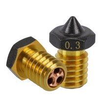 3D프린터필라멘트 최신 CHT 노즐 E3D V6/MK8 PTFE 황동 구리 0.2/0.3/0.4/0.6mm 1.75mm 프린터 용 고 유량, 05 0.6mm_05 2Pcs E3d V6(PTFE)