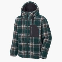 코오롱스포츠 남성 CHECK 플리스 후디 재킷TLJFW21511KHA