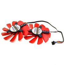 XFX RX 560D 570 580 VEGA 그래픽 비디오 카드 냉각 팬용 85MM 새 FDC10U12S9-C 0.45AMP 4 핀 쿨러 팬 교체