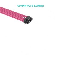 4090 12 4 핀 16P-Pci-E 개 8 GPU 그래픽 비디오 카드 16awg PCIE 5.0 케이블 RTX4090Ti 전원 공급 장치 어댑터 연장, [01] 30cm, [03] Pink, 03 Pink_01 30cm