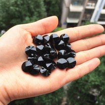 명품단추 수입 고급고급 블랙 크리스탈 보석 단추 셔츠 의류 재봉 액세서리 12mm 20 개, 01 Black_02 12mm 20pcs