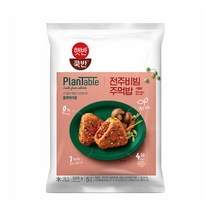 CJ 햇반 쿡반 플랜테이블 전주비빔주먹밥 500g, 1개