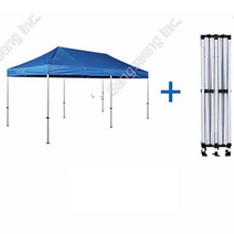 행사용차광막 행사그늘막 햇빛가림천막, 흰색 적색-알미늄34mm