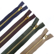 패브릭샵 청바지지퍼 면바지지퍼20cm 8컬러, 진베이지